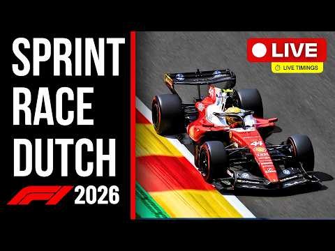 🔴 F1 LIVE - DUTCH GP SPRINT RACE - Live Timing & Commentary
