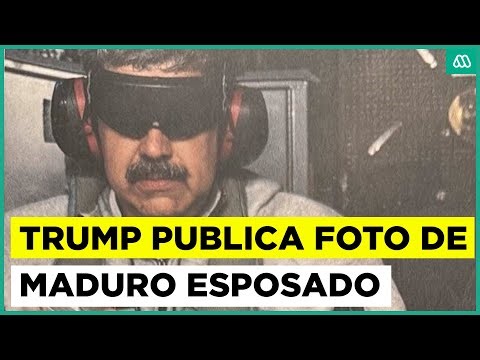 Revelan primera imagen oficial de Nicolás Maduro capturado por las tropas estadounidenses