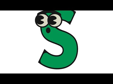 Letter S phonics sound/easy english alphabet for kids