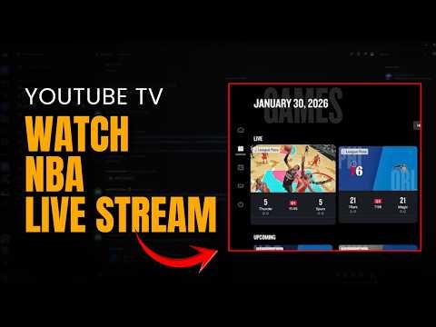 How to Watch NBA Live Stream on YouTube TV | Watch NBA League Pass