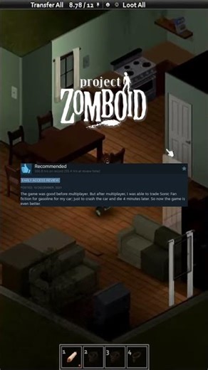 The Best Steam Reviews of Project Zomboid! #steam #gaming #projectzomboid
