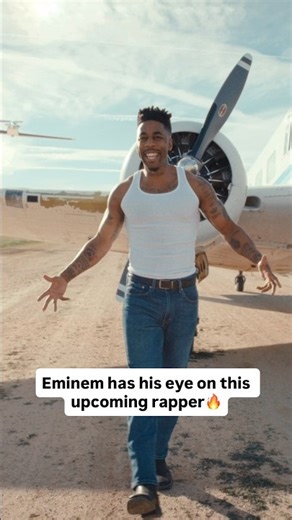 Eminem has his eye on this upcoming rapper🔥 #eminem #slimshady #rap