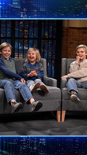 The Pittsburgh Steelers’ Terrible Towel tradition caused a little fight for the Meyers kids 😂 | Late Night with Seth Meyers