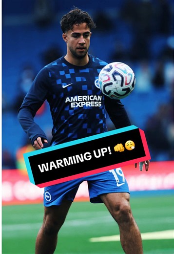 Brighton & Hove Albion FC Warm Up for Premier League Matchday