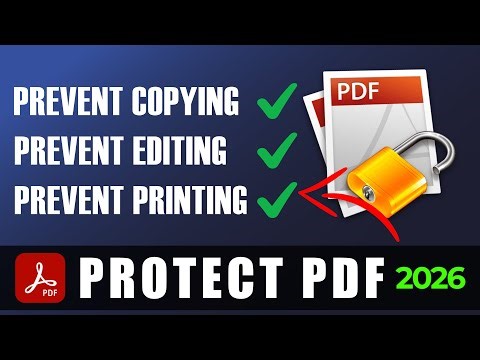 Make PDF Impossible to Copy or Edit | Prevent PDF from Being Copied, Edited or Printed