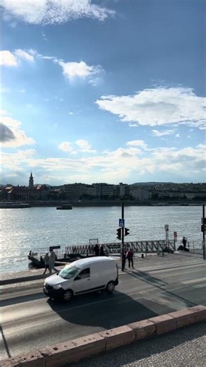 Budapest View at the Danube River from the House of Parliament #Shorts