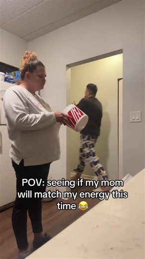 POV: Seeing If My Mom Will Match My Energy — Funny Mom Reaction