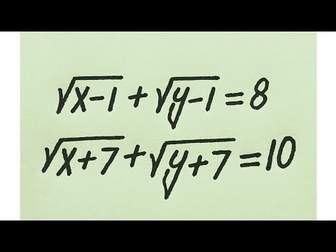 Hardest National Olympiad Math Algebra Simplification | Find the values of (x,y)=?