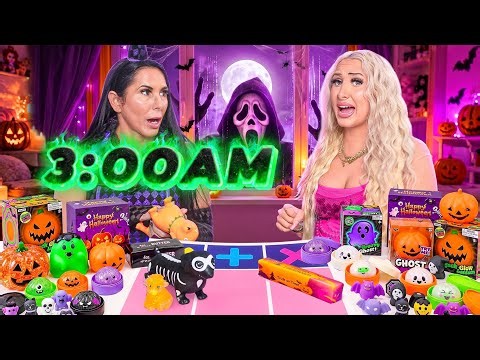 FIDGET TRADING AT 3AM 👻😱 #halloween #squishy #fidget #3am