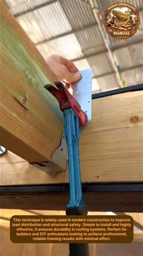 Metal Rafter Connector Installation | Strong Roof Framing Method