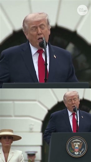 President Trump cracks joke about marriage