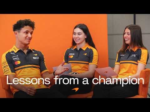 Lessons from a Champion with Lando Norris | McLaren Racing