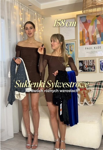 Sukienka sylwestrowa: różnica wzrostu i styl