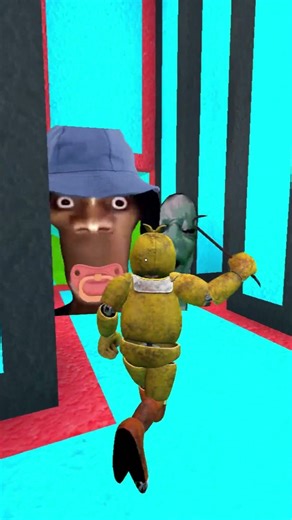 When Tiny Chica Meet Nextbots In Parallax 2.0🟢🔴