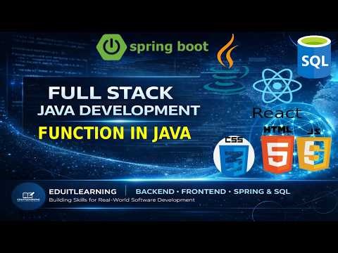Functions in Java Explained | #Java #FunctionsInJava #JavaProgramming #JavaForBeginners #JavaMethods