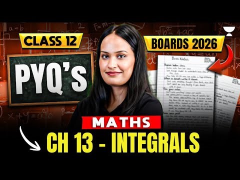 Class 12 Maths | chapter 13 - Integrals | Important PYQs | Boards 2026 | Shivani Ma’am