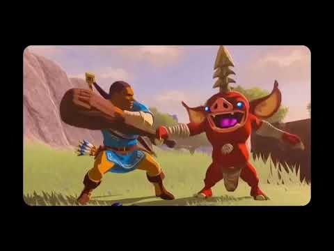 Mike Tyson in Zelda Breath of the wild Nintendo switch Game