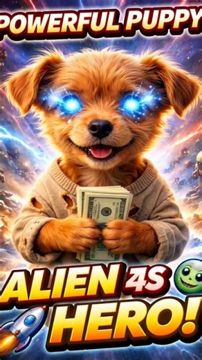 🐶💥 ALIEN PLANET PE PUPPY BAN GAYA SUPERHERO! 👽⚡ | Ultimate Viral Shorts 🚀#shorts #viral #trending
