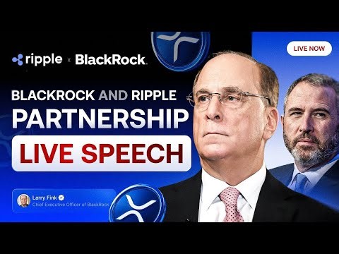 LIVE: BlackRock confirms partnership with Ripple! This Speech Is a Game Changer for XRP!