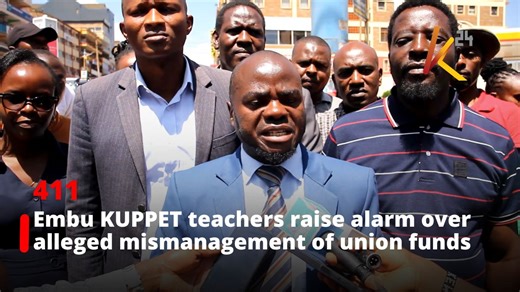 Embu KUPPET teachers raise alarm over alleged mismanagement of union funds | K24 TV