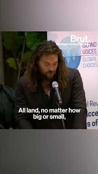 Jason Momoa's 2019 Climate Warning Hits Different Today 😳 #JasonMomoa #Climate #Shorts