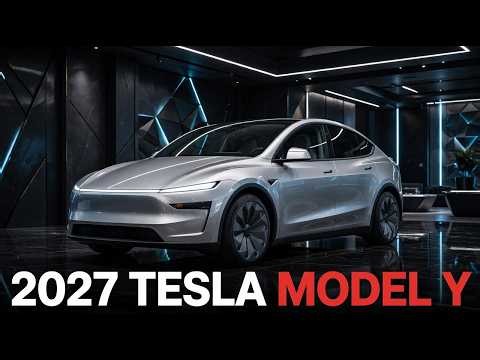 2027 Tesla Model Y – Futuristic Design Electric Performance & Interior Review!