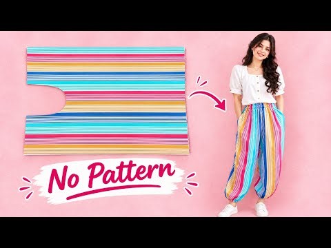 🔥 Stop Buying Pants! Sew Comfortable Pants for Any Size | All Measurements Included✨