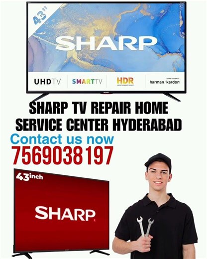 Sharp TV Home Service Centre Hyderabad / Trusted Sharp TV Repair Service Centre Hyderabad #sharp #tv