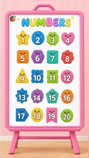 Number counting song (1 to 20) ||counting from 1 to 20 #kidslearning #counting