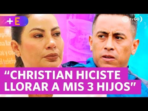 Nueva pelea entre Pamela López y Christian Cueva en Navidad | Más Espectáculos (HOY)