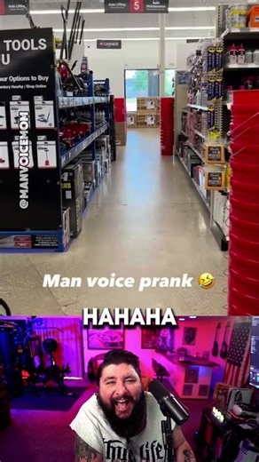 Man Voice Prank via @Manvoicemom