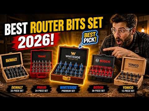Best Router Bits Set 2026 🔥 Top Picks for Precision Woodworking