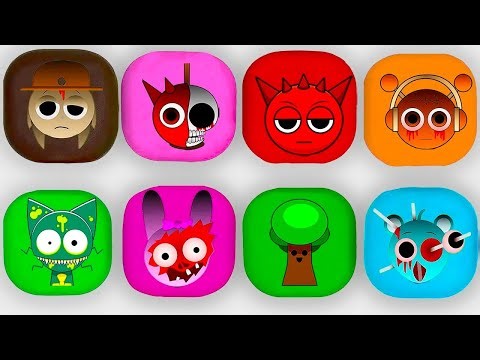 Guess which sprunki character will come out of the cubes PT.73 | How to make DIY paper sprunki