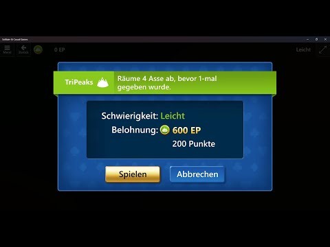 Microsoft Solitaire Collection, TriPeaks Easy, January 2, 2026, Daily Challenges