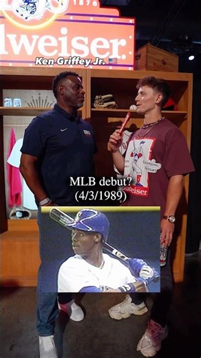 Can Ken Griffey Jr. name his MLB debut lineup? (1989 Mariners) 🤔⚾️ #shorts