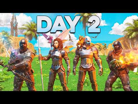 Day 2 VS 1273 Players on ARK's Hardest Official Server...