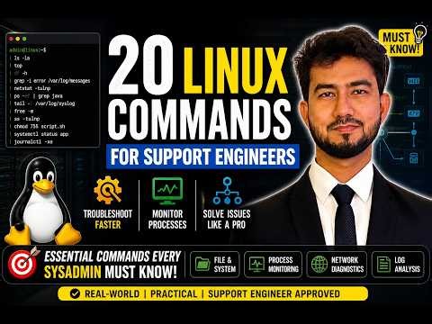 20 Linux Commands Every Support Engineer Needs to Know