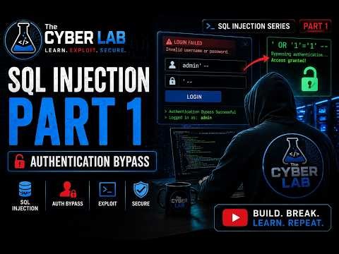 Learn SQL Injection Authentication Bypass (Part 1) | Ethical Hacking Lab with Docker