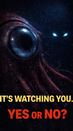 Deep Sea Alien 😳 Giant Squid Reality #shorts ##deepsea #GiantSquid