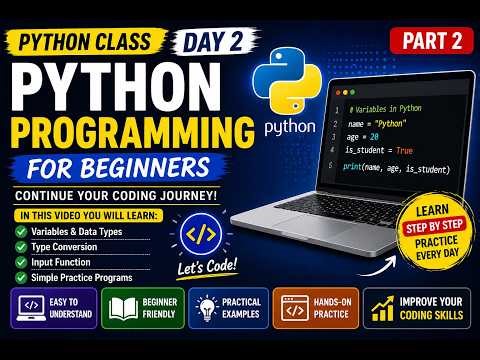 Python Programming for Beginners | Day 2 – Introduction to Python Basics