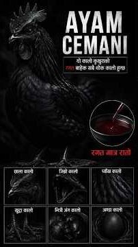 Ayam Cemani – The All Black Chicken!