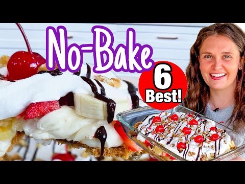 No Oven Needed… 6 EASY Desserts Anyone Can Make | Julia Pacheco