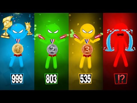 Intense Moments & Wins! Stickman Fight Highlights - Stick Party 234 MiniGames