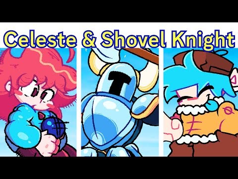 FNF VS CELESTE & SHOVEL KNIGHT (Shot to the Top!) Mod Showcase
