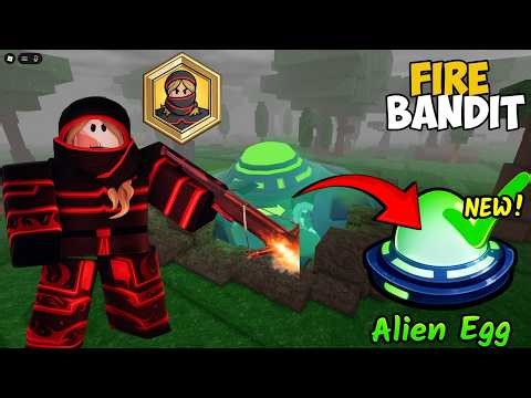 How to Find Alien Easter Egg With Fire Bandit in 99 Nights in the Forest | Easter Update | Roblox