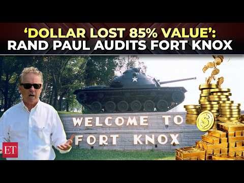 ‘147 million ounces of gold is there’: Rand Paul opens Fort Knox Vault; drops shocking findings