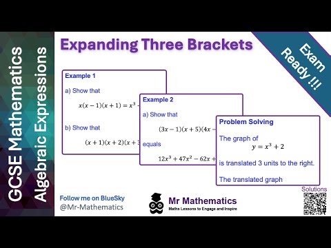 Expanding Cubic Expressions — GCSE Maths Lesson | Mr Mathematics