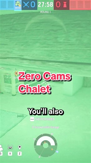 here are some zero cams on chalet that are goated as jah #r6 #r6siege #rainbowsixsiege #schizosiege #rainbow6siege #zero #zeror6