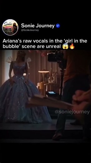 Ariana Grande Raw Vacal in girl in Bubble scene are unreal 😍❤️ #arianagrande #ariana