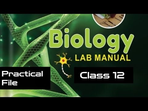 Biology Practical File @ Class 12 